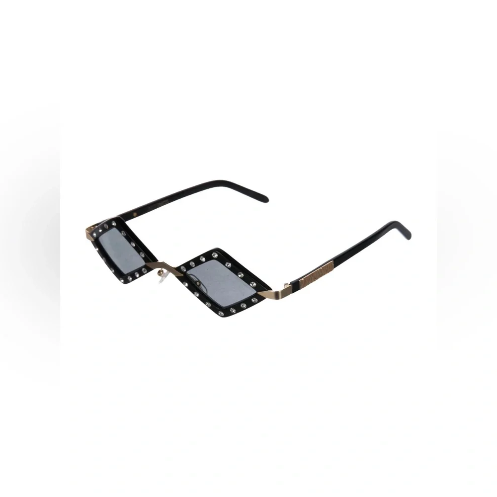 NWOT Poppy Lissiman Elton Sunglasses in Black - Picture 2 of 6